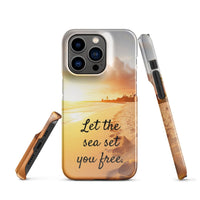 iPhone® Snap Case - Nature - Beach Style 1 - Glossy - iPhone 14 Pro