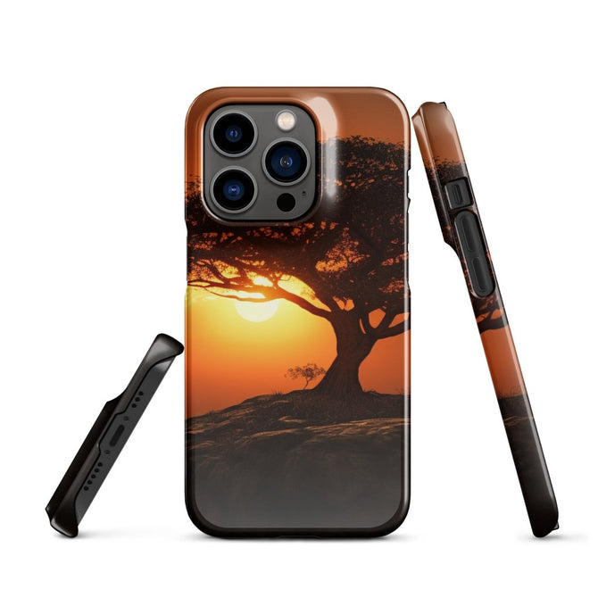 iPhone® Snap Case - Nature - Sunset Style 1 - Glossy - iPhone 14 Pro