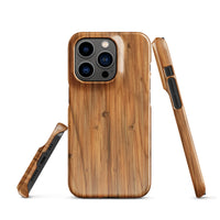 iPhone® Snap Case - Nature - Wood 1 - Glossy - iPhone 14 Pro