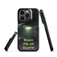 iPhone® Snap Case - Space - Alien UFO Style 1 - Glossy - iPhone 14 Pro