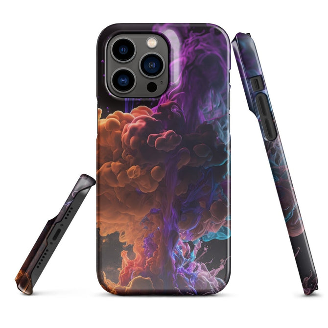 iPhone® Snap Case - Abstract - Smoke Style 1 - Glossy - iPhone 14 Pro Max