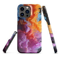 iPhone® Snap Case - Abstract - Smoke Style 6 - Glossy - iPhone 14 Pro Max