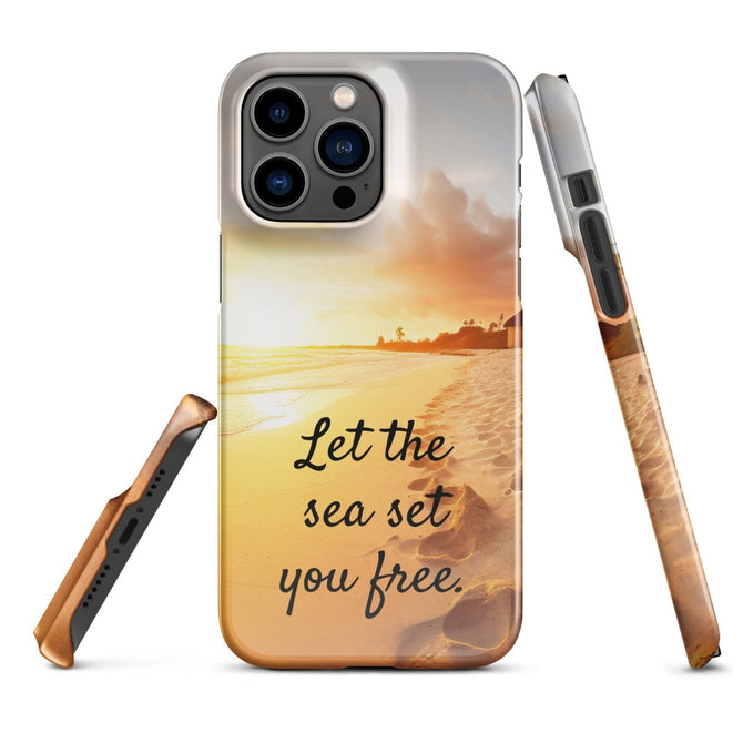 iPhone® Snap Case - Nature - Beach Style 1 - Glossy - iPhone 14 Pro Max