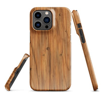 iPhone® Snap Case - Nature - Wood 1 - Glossy - iPhone 14 Pro Max