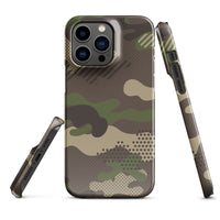 iPhone® Snap Case - Pattern - Forest Camo 1 - Glossy - iPhone 14 Pro Max