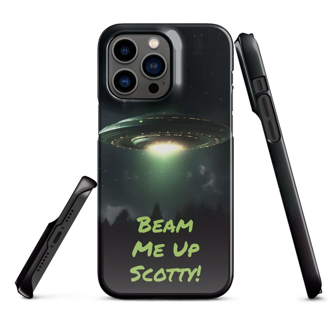 iPhone® Snap Case - Space - Alien UFO Style 1 - Glossy - iPhone 14 Pro Max