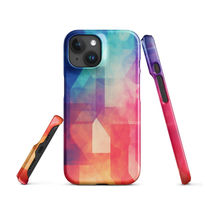 iPhone® Snap Case - Abstract - Geometric Style 1 - Glossy - iPhone 15