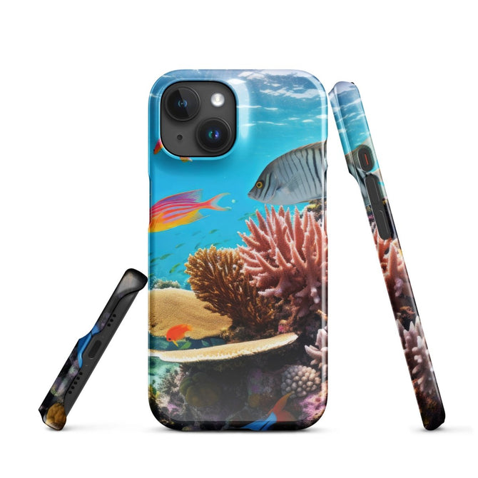 iPhone® Snap Case - Nature - Sea Style 1 - Glossy - iPhone 15