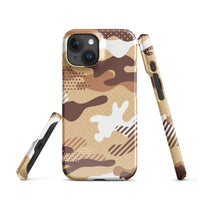 iPhone® Snap Case - Pattern - Desert Camo 1 - Glossy - iPhone 15