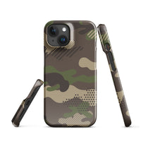 iPhone® Snap Case - Pattern - Forest Camo 1 - Glossy - iPhone 15