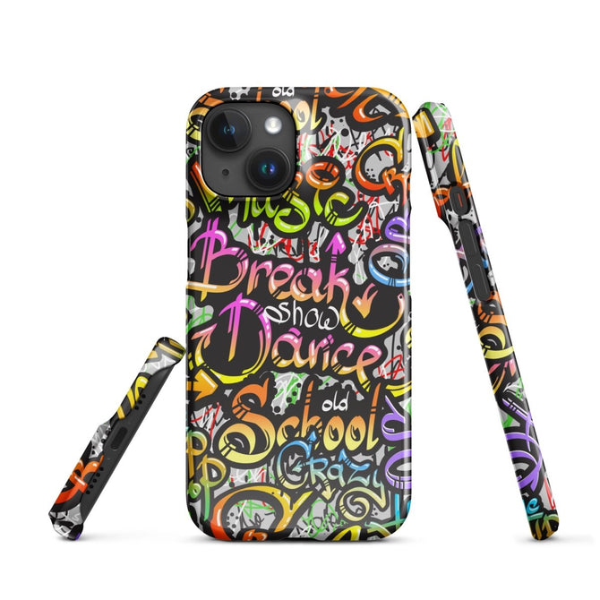 iPhone® Snap Case - Pattern - Graffiti 1 - Glossy - iPhone 15