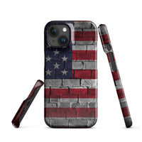 iPhone® Snap Case - USA - Flag Style 3 - Glossy - iPhone 15