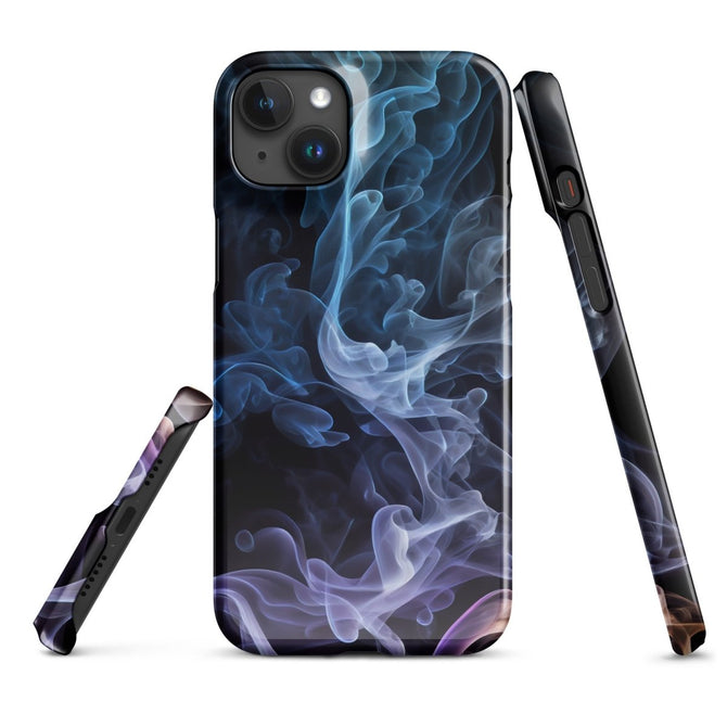 iPhone® Snap Case - Abstract - Smoke Style 3 - Glossy - iPhone 15 Plus