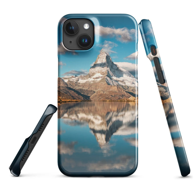 iPhone® Snap Case - Nature - Mountain Style 1 - Glossy - iPhone 15 Plus