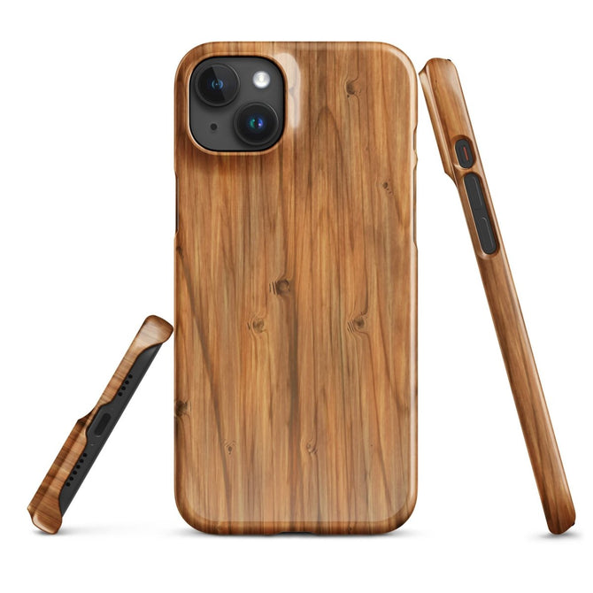 iPhone® Snap Case - Nature - Wood 1 - Glossy - iPhone 15 Plus