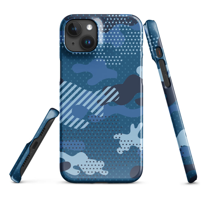 iPhone® Snap Case - Pattern - Water Camo 1 - Glossy - iPhone 15 Plus