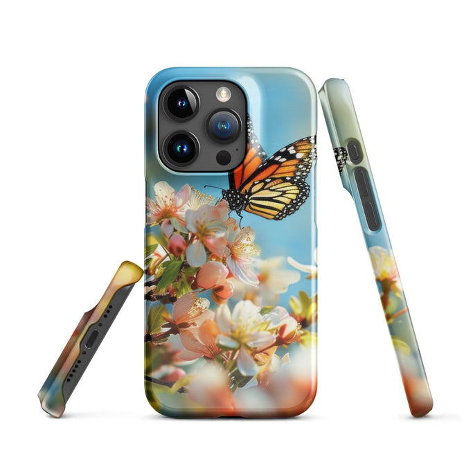 iPhone® Snap Case - Animal - Butterfly Style 1 - Glossy - iPhone 15 Pro