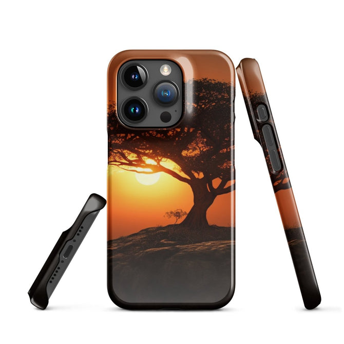 iPhone® Snap Case - Nature - Sunset Style 1 - Glossy - iPhone 15 Pro