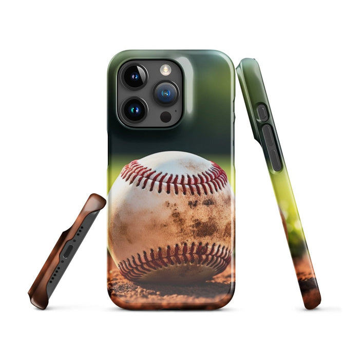 iPhone® Snap Case - Sports - Baseball Style 1 - Glossy - iPhone 15 Pro