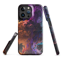 iPhone® Snap Case - Abstract - Smoke Style 1 - Glossy - iPhone 15 Pro Max