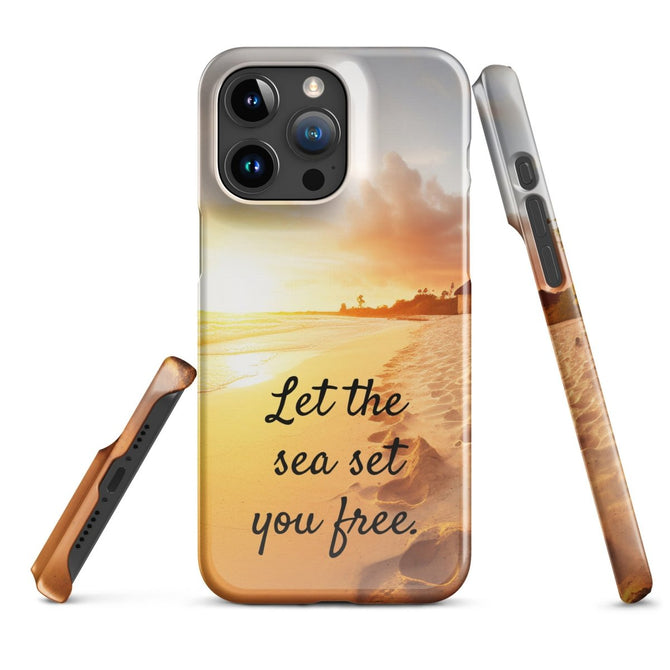 iPhone® Snap Case - Nature - Beach Style 1 - Glossy - iPhone 15 Pro Max