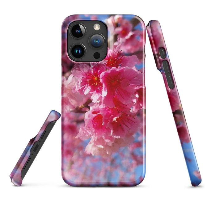 iPhone® Snap Case - Nature - Flowers Style 1 - Glossy - iPhone 15 Pro Max