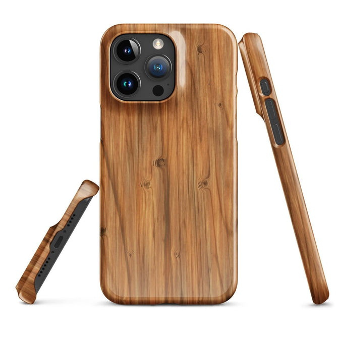 iPhone® Snap Case - Nature - Wood 1 - Glossy - iPhone 15 Pro Max