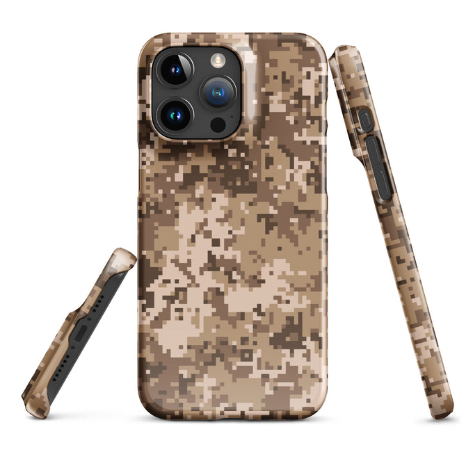 iPhone® Snap Case - Pattern - Desert Camo 2 - Glossy - iPhone 15 Pro Max