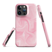 iPhone® Snap Case - Pattern - Marble - Pink Style 2 - Glossy - iPhone 15 Pro Max