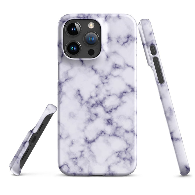 iPhone® Snap Case - Pattern - Marble - Purple Style 1 - Glossy - iPhone 15 Pro Max