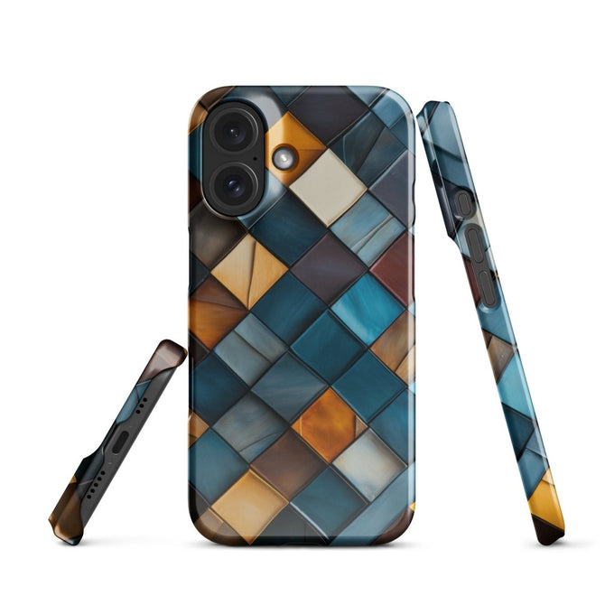 iPhone® Snap Case - Abstract - Geometric Style 3 - Glossy - iPhone 16