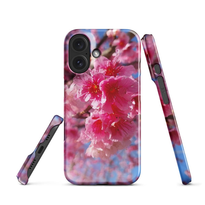 iPhone® Snap Case - Nature - Flowers Style 1 - Glossy - iPhone 16