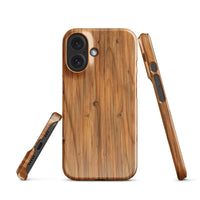 iPhone® Snap Case - Nature - Wood 1 - Glossy - iPhone 16