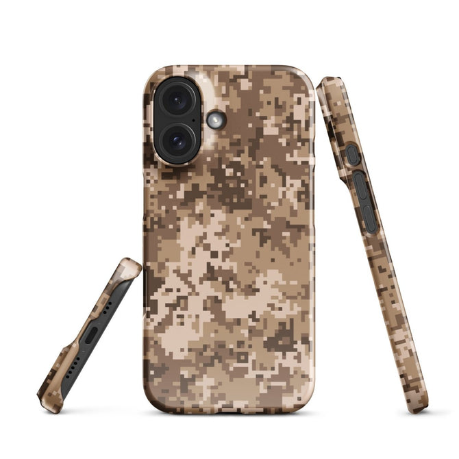 iPhone® Snap Case - Pattern - Desert Camo 2 - Glossy - iPhone 16