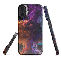 iPhone® Snap Case - Abstract - Smoke Style 1 - Glossy - iPhone 16 Plus