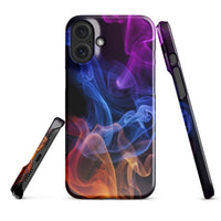 iPhone® Snap Case - Abstract - Smoke Style 4 - Glossy - iPhone 16 Plus