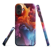 iPhone® Snap Case - Abstract - Smoke Style 5 - Glossy - iPhone 16 Plus