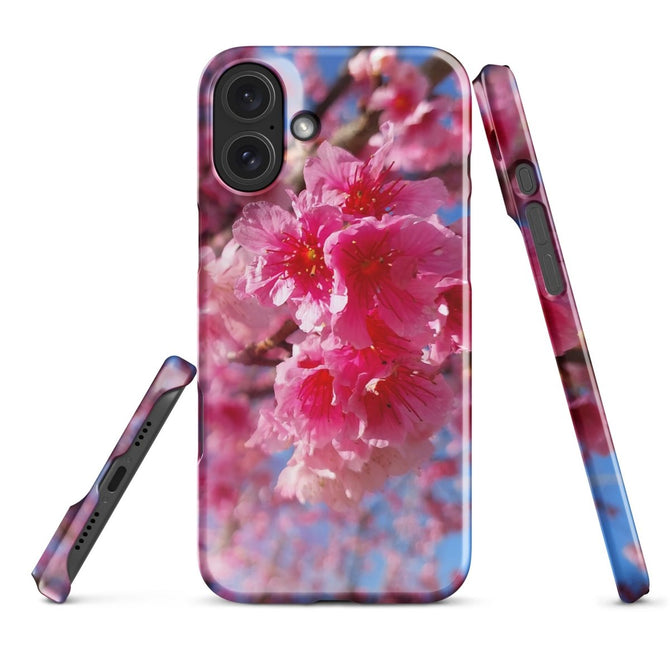 iPhone® Snap Case - Nature - Flowers Style 1 - Glossy - iPhone 16 Plus