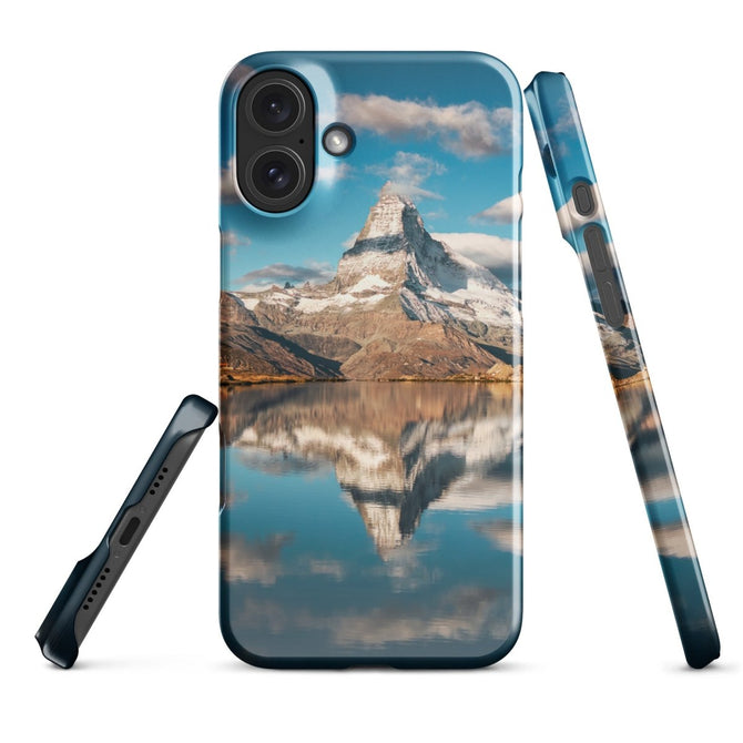 iPhone® Snap Case - Nature - Mountain Style 1 - Glossy - iPhone 16 Plus