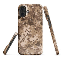 iPhone® Snap Case - Pattern - Desert Camo 2 - Glossy - iPhone 16 Plus