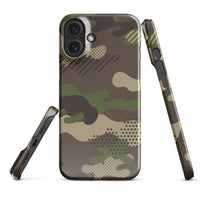 iPhone® Snap Case - Pattern - Forest Camo 1 - Glossy - iPhone 16 Plus