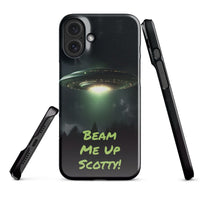 iPhone® Snap Case - Space - Alien UFO Style 1 - Glossy - iPhone 16 Plus