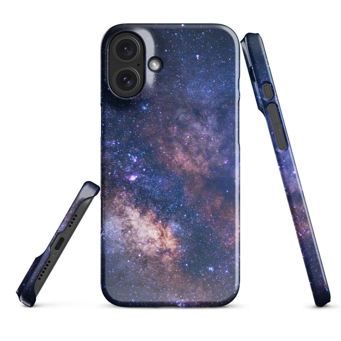 iPhone® Snap Case - Space - Stars/Galaxy Style 1 - Glossy - iPhone 16 Plus