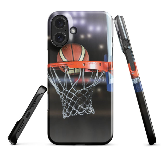 iPhone® Snap Case - Sports - Basketball Style 1 - Glossy - iPhone 16 Plus