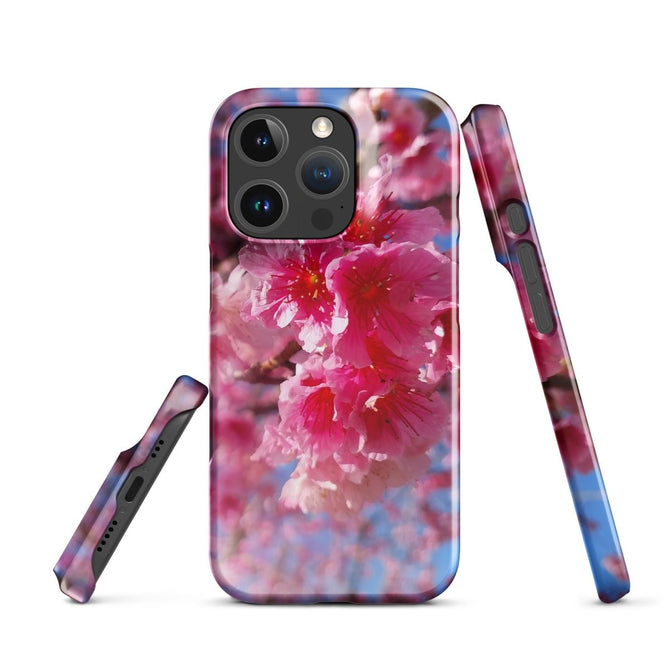 iPhone® Snap Case - Nature - Flowers Style 1 - Glossy - iPhone 16 Pro