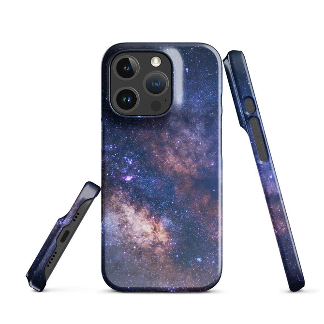 iPhone® Snap Case - Space - Stars/Galaxy Style 1 - Glossy - iPhone 16 Pro