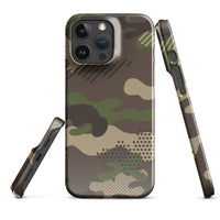 iPhone® Snap Case - Pattern - Forest Camo 1 - Glossy - iPhone 16 Pro Max