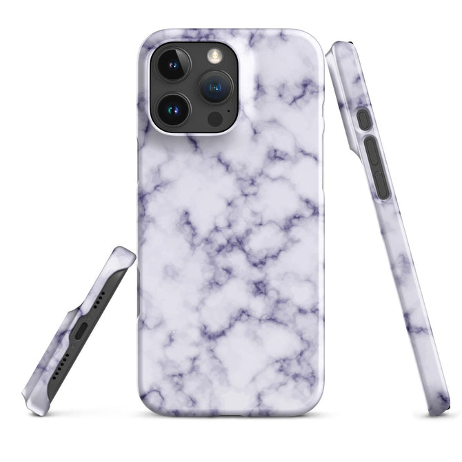 iPhone® Snap Case - Pattern - Marble - Purple Style 1 - Glossy - iPhone 16 Pro Max