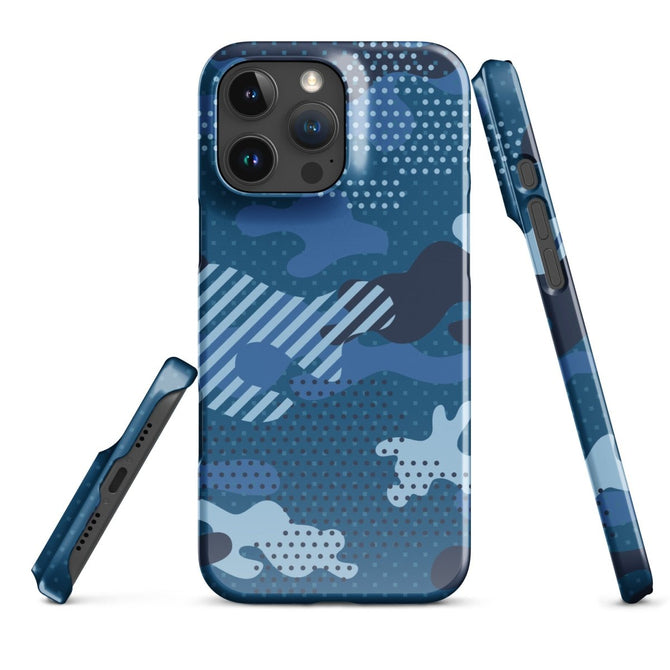 iPhone® Snap Case - Pattern - Water Camo 1 - Glossy - iPhone 16 Pro Max