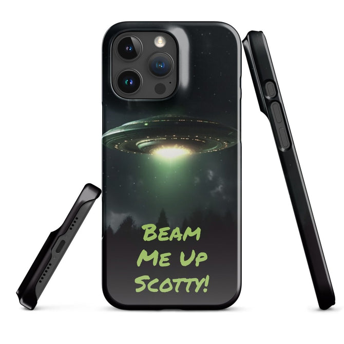 iPhone® Snap Case - Space - Alien UFO Style 1 - Glossy - iPhone 16 Pro Max